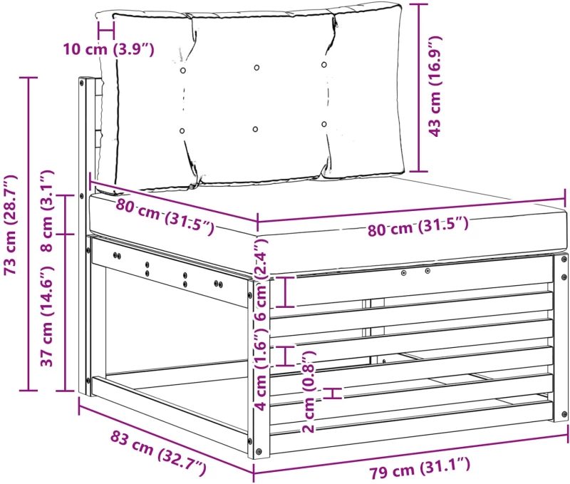 vidaXL Σειρά Καναπέ Εξωτερικού 3 pcs Λευκό και Ανοιχτό Γκρι