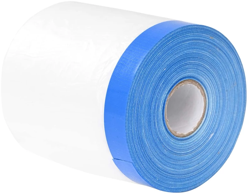 vidaXL Ταινία μάσκας με κόλλα 12 pcs Διαφανές και Μπλε 140 x 2000 εκ.