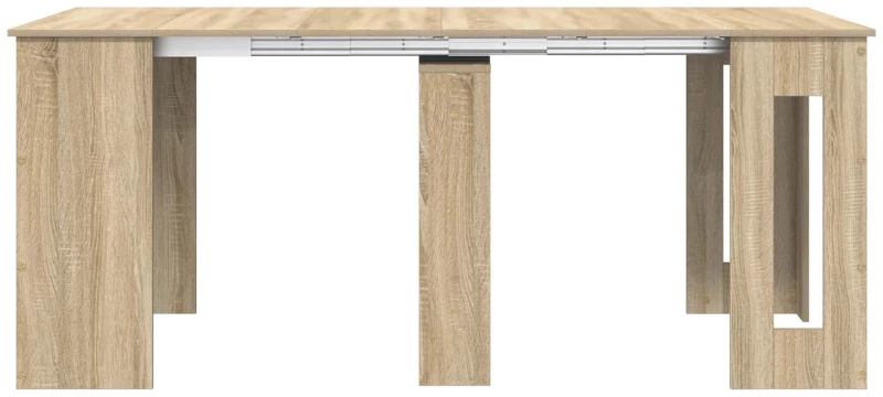 vidaXL Τραπέζι φαγητού 180 x 85 x 75 εκ Επεξεργασμένο Ξύλο Sonoma Δρυς