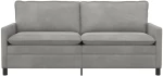 vidaXL Καναπές Ανοιχτό γκρι 196 x 81 x 87,5 εκ. Βελούδο