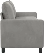vidaXL Καναπές Ανοιχτό γκρι 196 x 81 x 87,5 εκ. Βελούδο