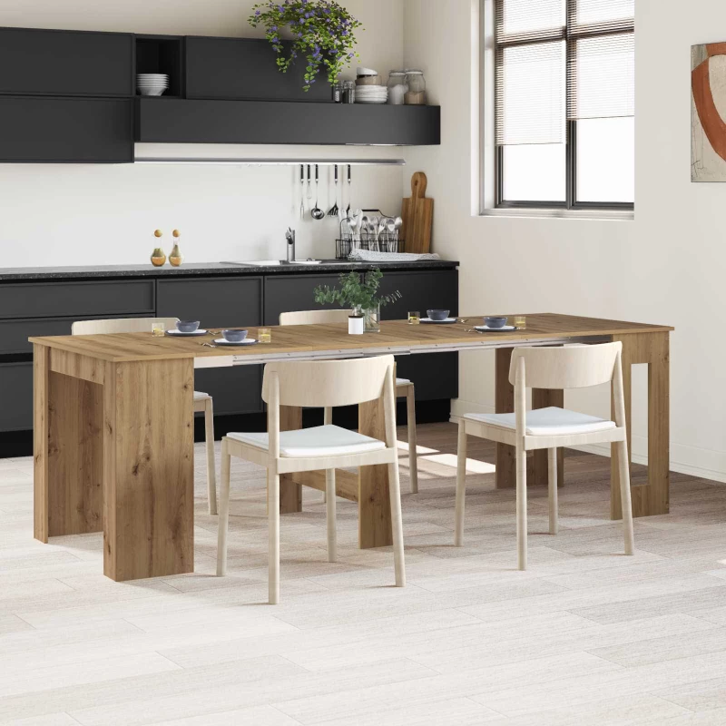 vidaXL Τραπέζι φαγητού 240 x 85 x 75 εκ Επεξεργασμένο Ξύλο