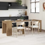 vidaXL Τραπέζι φαγητού 240 x 85 x 75 εκ Επεξεργασμένο Ξύλο