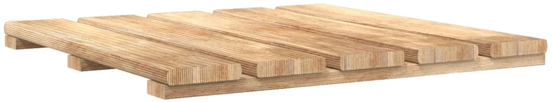 vidaXL Πλάκα Κατασκευής 24 pcs Καφέ 50 x 50 cm Πεύκο Πράσινης Εγχύσεως
