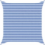 vidaXL Ικανότητα Σκίασης Μπλε και άσπρο 3 x 3 m HDPE