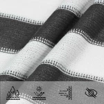 vidaXL Ικανότητα Σκίασης Γκρι και Λευκό 3 x 4 m HDPE
