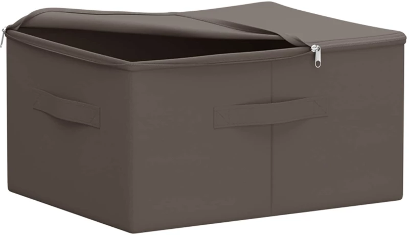 vidaXL Κουτί αποθήκευσης 6 pcs Γκρι 43 x 34 x 23 εκ. Ύφασμα