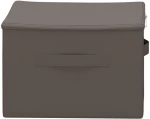 vidaXL Κουτί αποθήκευσης 6 pcs Γκρι 43 x 34 x 23 εκ. Ύφασμα