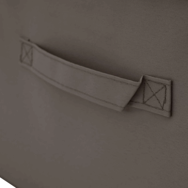 vidaXL Κουτί αποθήκευσης 6 pcs Γκρι 43 x 34 x 23 εκ. Ύφασμα
