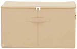 vidaXL Κουτί αποθήκευσης 6 pcs Κρεμ 55 x 35 x 32 εκ. Ύφασμα