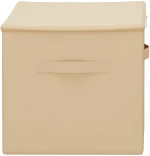 vidaXL Κουτί αποθήκευσης 6 pcs Κρεμ 55 x 35 x 32 εκ. Ύφασμα