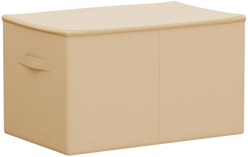 vidaXL Κουτί αποθήκευσης 6 pcs Κρεμ 55 x 35 x 32 εκ. Ύφασμα