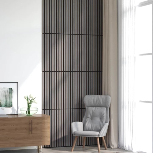 vidaXL Πάνελ τοίχου 8 pcs Γκρι 60,5 x 60 εκ.