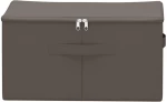 vidaXL Κουτί αποθήκευσης 24 pcs Γκρι 43 x 34 x 23 εκ. Ύφασμα