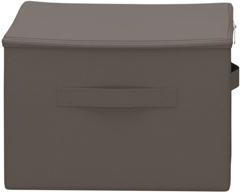 vidaXL Κουτί αποθήκευσης 24 pcs Γκρι 43 x 34 x 23 εκ. Ύφασμα