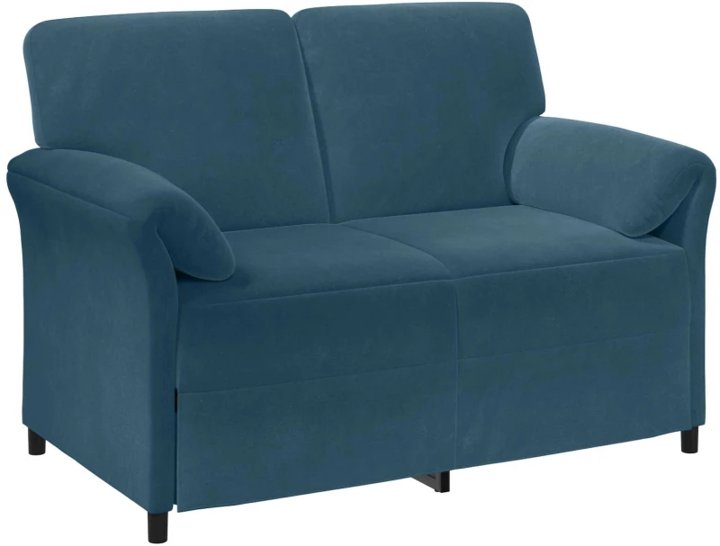 vidaXL Καναπές 2 ατόμων Μπλε 138 x 83 x 95 εκ Βελούδο