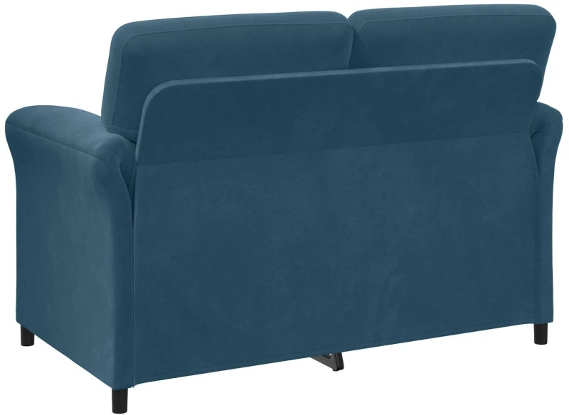 vidaXL Καναπές 2 ατόμων Μπλε 138 x 83 x 95 εκ Βελούδο