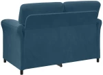 vidaXL Καναπές 2 ατόμων Μπλε 138 x 83 x 95 εκ Βελούδο