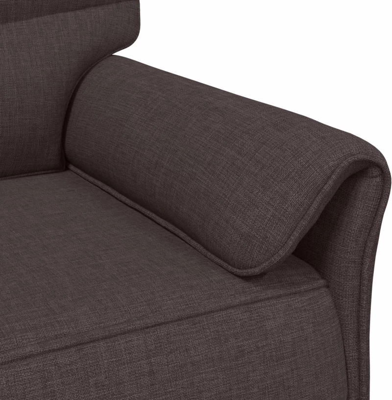 vidaXL Καναπές 100% πολυέστερ μεταλλικό πλαίσιο MDF, Κόντρα πλακέ