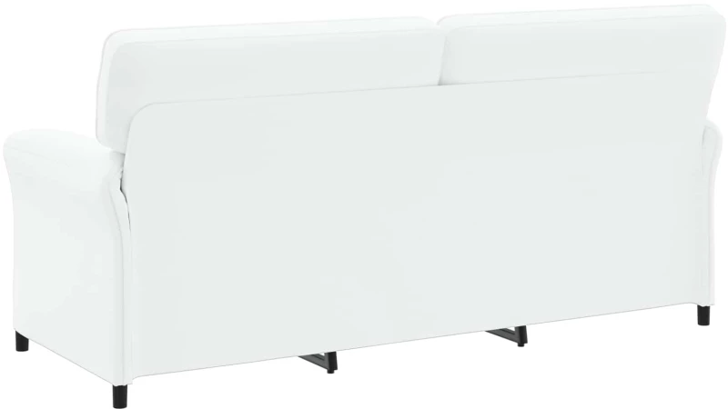 vidaXL Καναπές 100% πολυέστερ μεταλλικό πλαίσιο MDF, Κόντρα πλακέ