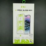 iPhone 16 Pro Screen Protector Tempered Glass 9H με πλαίσιο τοποθέτησης Διαφανές