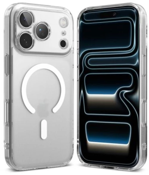 Ringke iPhone 17 Pro Max Case Fusion Magnetic Matte Clear