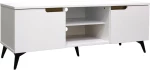 Έπιπλο τηλεόρασης Kemvio pakoworld  sonoma-λευκό 150x38x44εκ