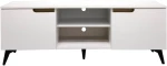 Έπιπλο τηλεόρασης Kemvio pakoworld  sonoma-λευκό 150x38x44εκ