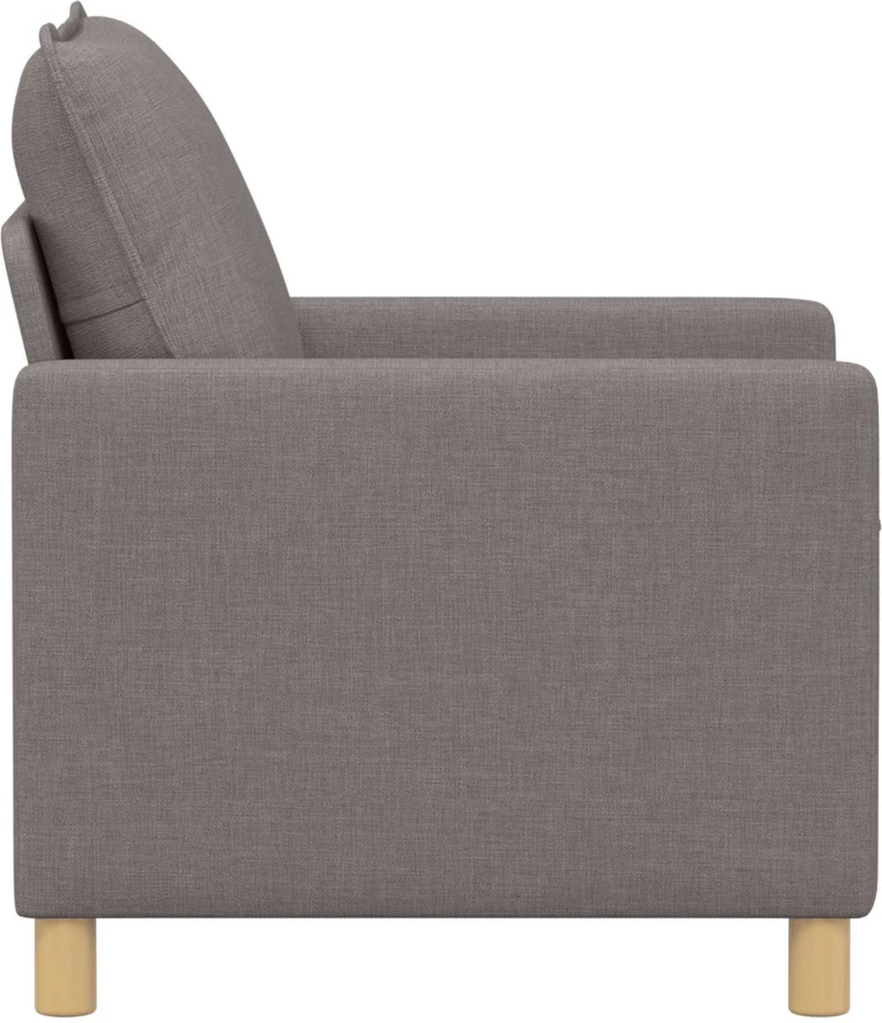 vidaXL Καναπές Taupe Ύφασμα
