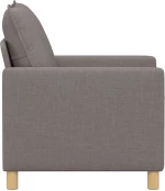 vidaXL Καναπές Taupe Ύφασμα