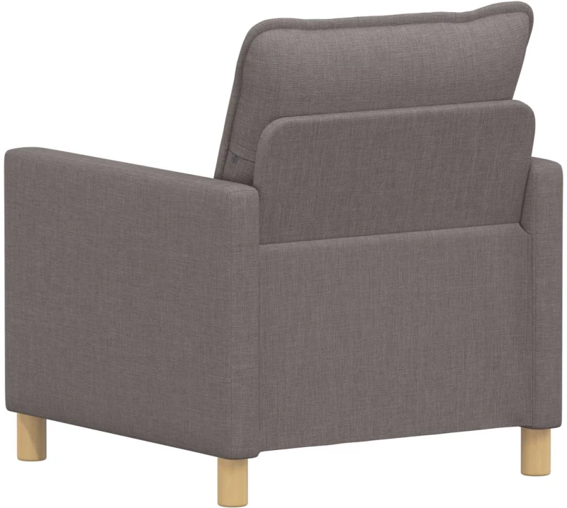vidaXL Καναπές Taupe Ύφασμα