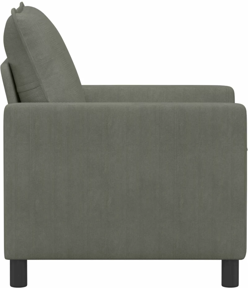 vidaXL Καναπές Ανοιχτό γκρι 76 x 81 x 87,5 εκ Ύφασμα