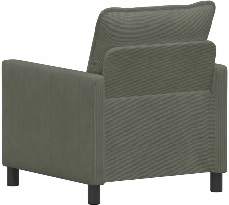 vidaXL Καναπές Ανοιχτό γκρι 76 x 81 x 87,5 εκ Ύφασμα