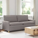 vidaXL Καναπές Taupe Ύφασμα
