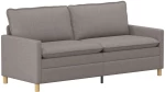 vidaXL Καναπές Taupe Ύφασμα