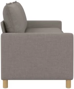 vidaXL Καναπές Taupe Ύφασμα