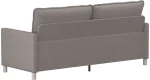 vidaXL Καναπές Taupe Ύφασμα