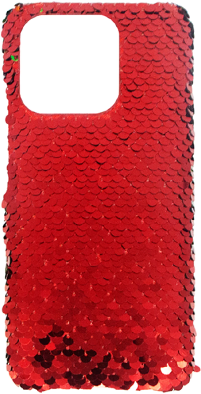 Vivid Sequin Case Xiaomi Redmi 12C Red