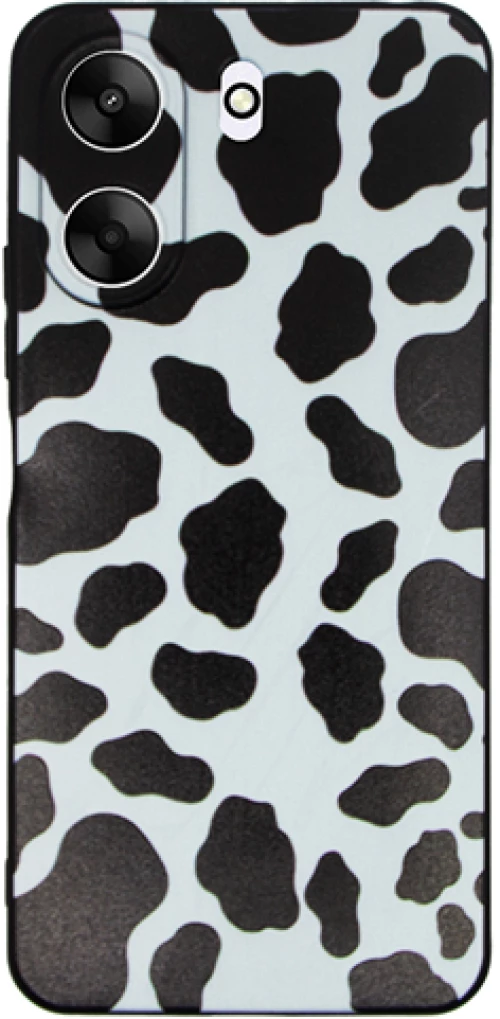 Vivid Silicone Case Redmi 13C Leopard Black