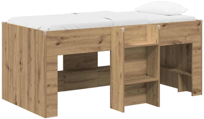 vidaXL Κρεβάτι Υψηλού Στυλ για Παιδιά 2 pcs Artisian Δρυς