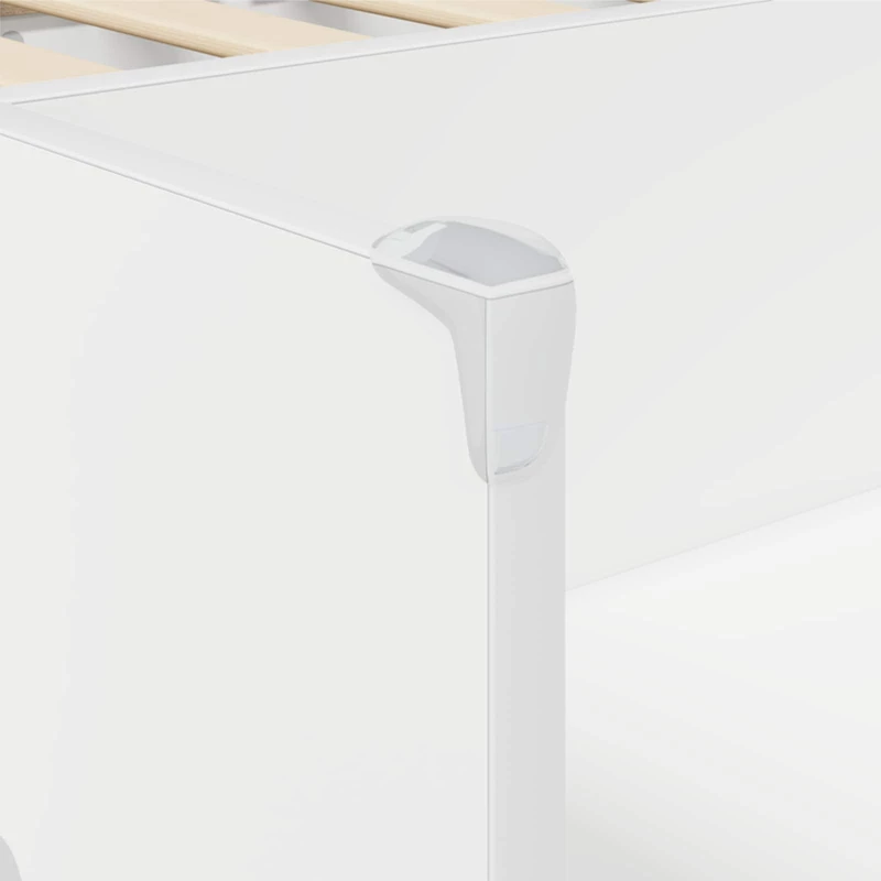 vidaXL Κρεβάτι Υψηλού Στυλ για Παιδιά 2 pcs Λευκό 90 x 190 cm