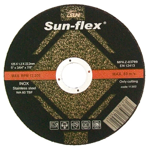 Δίσκος κοπής inox sunflex 55661 Φ180x2.0