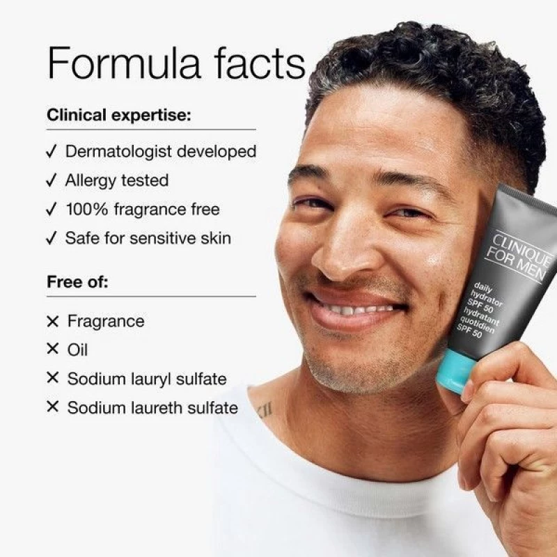 Clinique For Men Daily Hydrator SPF50 75ml
