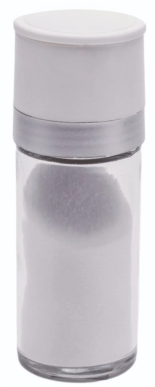 Μυλος Γυαλινος 120Ml Ασπρο Καπακι
