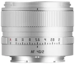 TTArtisan AF 40mm f/2.0 Full-Frame Φακός Για Nikon Z-Mount Silver