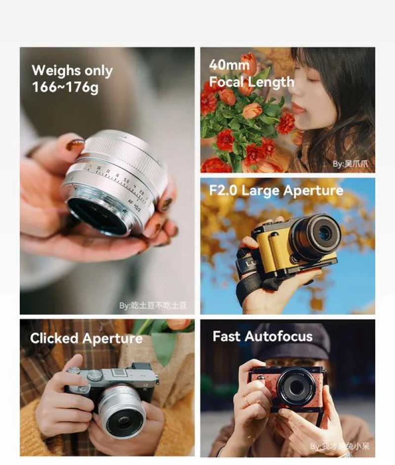 TTArtisan AF 40mm f/2.0 Full-Frame Φακός Για Nikon Z-Mount Silver