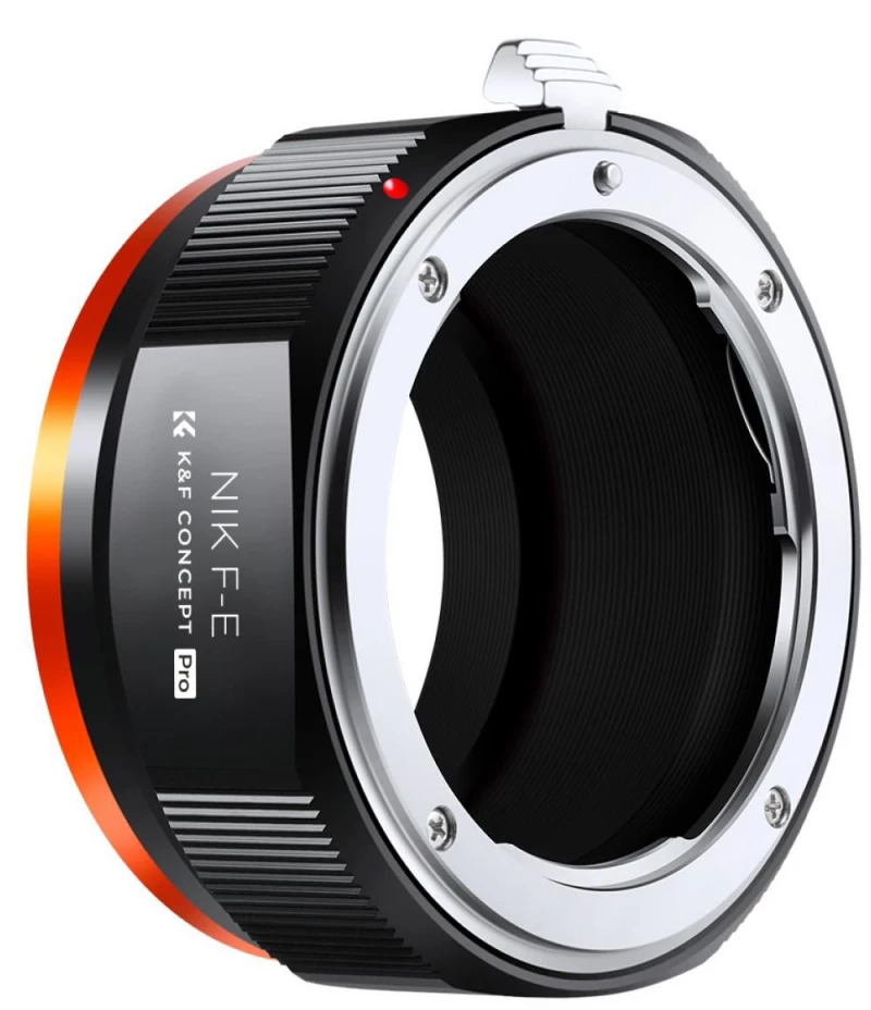 K&F Concept Nikon F Mount Lens to Sony E Camera Mount Adapter, Manual Focus (KF06.436)