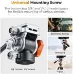 K&F Concept FH-03 Video Fluid Tripod Head (KF31.087)