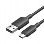 VENTION USB 2.0 A Male to C Male 3A Cable 1M Black PVC Type (CTQBF) (VENCTQBF)