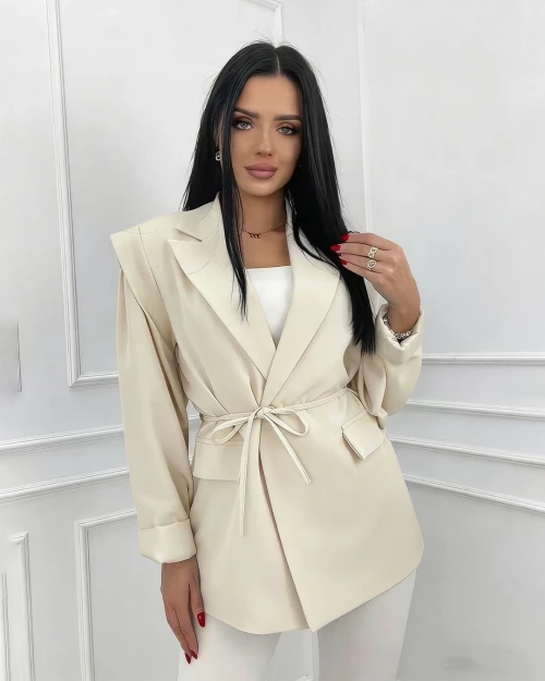 Blazer σακάκι με ρυθμιζόμενη μέση
